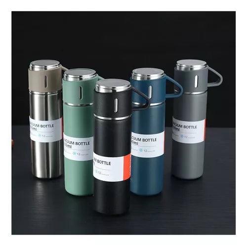Termo Bebida Caliente + Vasos Vacuum