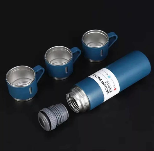 Termo Bebida Caliente + Vasos Vacuum